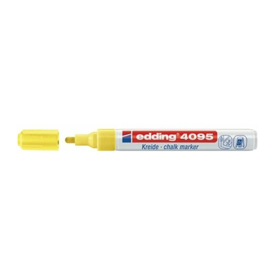 edding Marcatore a gesso 4095 giallo neon giallo neon punta rotonda Larghezza della linea circa 2-3 mm