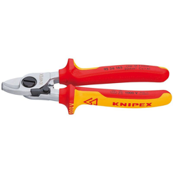 Cesoia per cavi con molla di ritorno 165 mm - 95 26 165 SB - Knipex en oferta