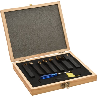 Vidaxl - Set di Utensili Indicizzabili per Tornitura 12 pz 12x12mm 80 mm