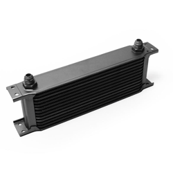 Radiatore nero dell'olio universale alluminio 13 file alette per raffreddamento olio motore - WILTEC precio