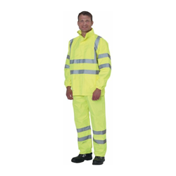 PREVENT Pantaloni da pioggia taglia M, giallo EN20471 Kl.2 / EN343 características