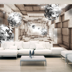 Fotomurale In A Wooden Tunnel cm 250x175 Artgeist características