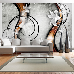 Fotomurale Giglio su una pietra cm 300x210 Artgeist en oferta