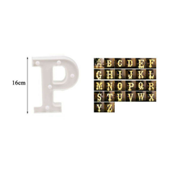 Lettere dell'alfabeto e Numeri LED 16 cm | P - SESAMALL características