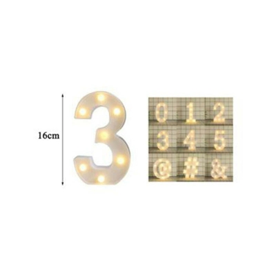 Lettere dell'alfabeto e Numeri LED 16 cm | 3 - SESAMALL