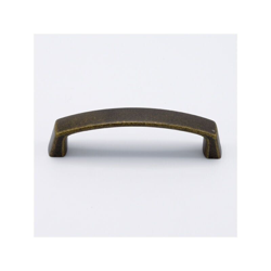 Maniglia dalle linee morbide effetto bronzo 108x17x27mm - 389 Round - POLIDEAS en oferta