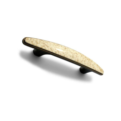 Maniglia lunga arrotondata effetto rame con inserto maculato 160x21x32mm - 052B Bridge - POLIDEAS en oferta