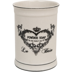 Contenitore Multifunzione in porcellana Bagno Spazzolino Creme Trucchi - BISCOTTINI precio