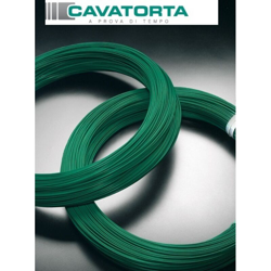 Filo plastificato verde n 10 1,8 mm x 25 kg cavatorta legature recinzione características