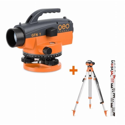 Livellatore ottico con una patch e un treppiede - GEO-FENNEL