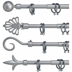 Bastone per Tende Gift Decor Argento (5 x 180,5 x 5 cm) en oferta