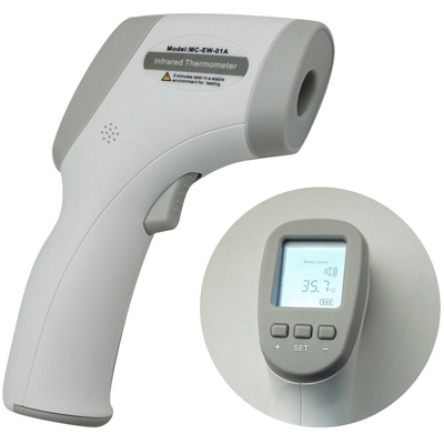 Ceramicstore - Termometro digitale a infrarossi per misurazione della febbre a distanza