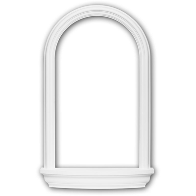 Nicchie 161102 Profhome elemento decorativo stile neoclassico bianco - PROFHOME DECOR