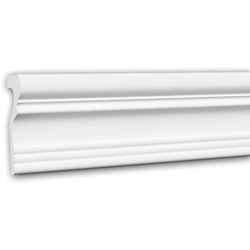 Cornice Parete 151355F Profhome modanatura tipo stucco cornice flessibile modanatura stile neoclassico bianco 2 m - PROFHOME DECOR características