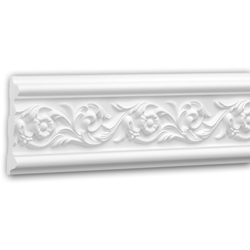 Cornice Parete 151320F Profhome modanatura tipo stucco cornice flessibile modanatura stile rococò barocco bianco 2 m - PROFHOME DECOR en oferta