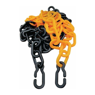 Quality Brand - Barriera catena giallo/nero L.3m Link-D.9xL.11mm Plastica