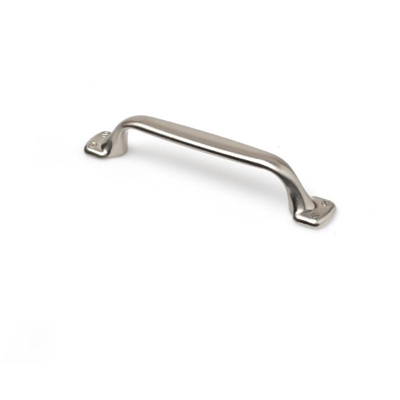 Maniglia stile contemporaneo, Zama, Nichel Satinato, 96mm interasse. Marchio REI
