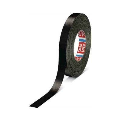 tesa Tessuto nastro adesivo 4651 lunghezza 50m larghezza 50m larghezza 19mm nero rayon fabric