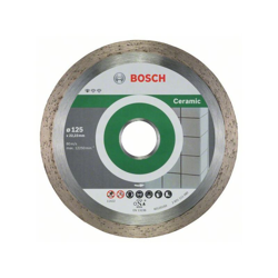 Bosch Lama da taglio diamantata standard per ceramica, 125 x 22,23 x 1,6 x 7 mm, confezione da 10 pezzi características