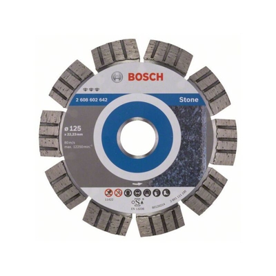 Bosch Lama diamantata Best for Stone, 125 x 22,23 x 2,2 x 12 mm