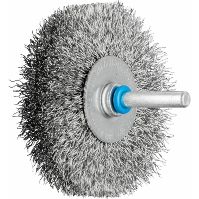 PFERD Spazzola tonda con albero, senza treccia - POS RBU 7015/6 INOX 0,30
