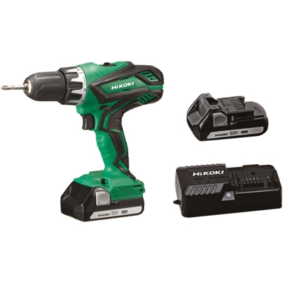 Trapano avvitatore a percussione dv18djl hikoki + valigia + 100 inserti