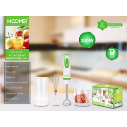 Kit Mixer a immersione 3 in 1 300W HM-6628T - HOOMEI precio