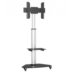 Techly Supporto a Pavimento con Mensola Trolley TV LCD/LED/Plasma 37-70'' Silver precio