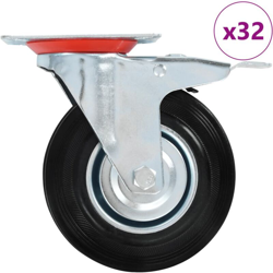 Ruote Girevoli 32 pz 125 mm - VIDAXL características
