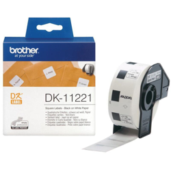 Etichette pretagliate in carta 23x23mm - Brother precio