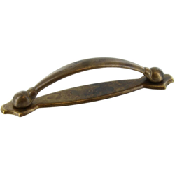 Maniglia per mobili in ottone anticato interasse 96 mm 25 pezzi art. 18900 - IDROWEB en oferta