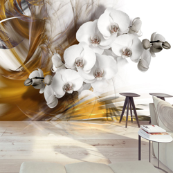Fotomurale Orchidea nel fuoco cm 250x175 Artgeist en oferta