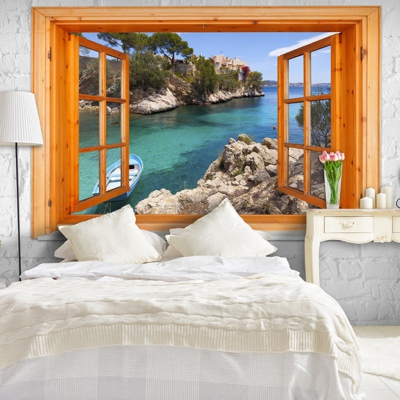 Fotomurale Mediterranean Landscape cm 250x175 Artgeist