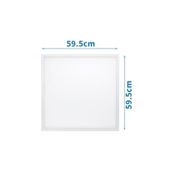 Pannello Led Slim 40W Cornice Bianca Quadrato Bianco Freddo 6500k - AIGOSTAR en oferta