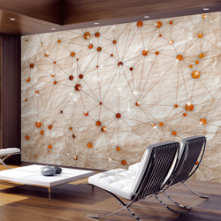 Fotomurale Stone and Gold cm 300x210 Artgeist precio