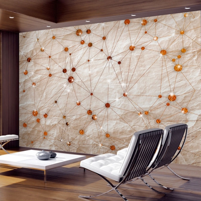 Fotomurale Stone and Gold cm 300x210 Artgeist