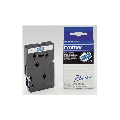 P-touch Cassetta a nastro P-touch TC595 9mmx7,7m laminata ws su bl