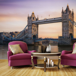 Fotomurale Alba sopra la Tower Bridge cm 250x193 Artgeist características
