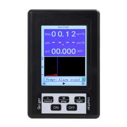 Rivelatore di radiazioni nucleari con display digitale, tester di ionizzazione, contatore Geiger, semifunzionale BR-9B, spedito senza batteria precio