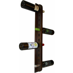 Expovinalia 250530-Portabottiglie da parete, legno, colore: noce scuro precio