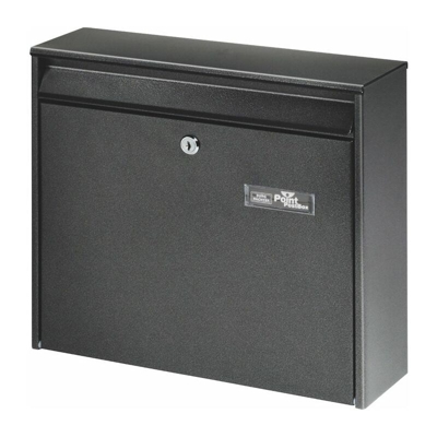 BURG WÄCHTER Mailbox Mailbox 5877 H.322mm L.362mm P.100mm argento STA DIN C4 BURG-WÄCHTER - BURG WACHTER