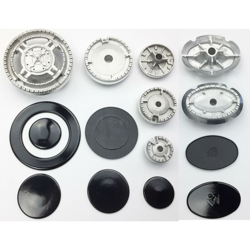 Bruciatori + Spartifiamma Ariston Hotpoint 7 Fuochi Ovale Double Face B 0239 242 - EUROSTORE07 precio