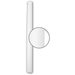 Mezzo fusto 116020 Profhome colonna elemento decorativo stile neoclassico bianco - PROFHOME DECOR precio