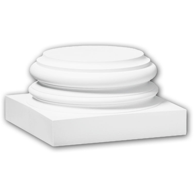 Base colonna completa 113800 Profhome colonna elemento decorativo design classico senza tempo bianco - PROFHOME DECOR