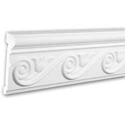 Profhome Decor - Cornice Parete 151350F Profhome modanatura tipo stucco cornice flessibile modanatura stile neoimpero bianco 2 m características