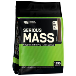 Serious Mass 12 Lbs (5443g) Eu - Optimum Nutrition - Gainers, Mass Gainers - Cioccolato E Burro Di Arachidi en oferta