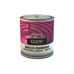 Colorificio I.co.ri.p. - 6 PZ Di SMALTO SINPUR ROSSO X PAVIMENTO DA LT.0,750 en oferta