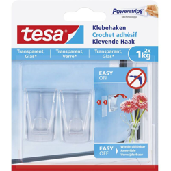 Ganci adesivi tesa® Trasparente tesa Contenuto: 2 pz. en oferta