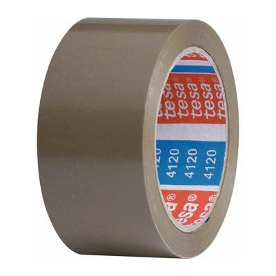 tesa Imballaggio nastro tesapack 4120 marrone PVC-film roll 66mx50mm