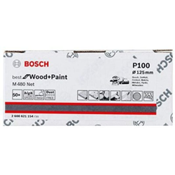 Bosch Malla Abrasiva 150mm K100 5 Pezzi M480 precio